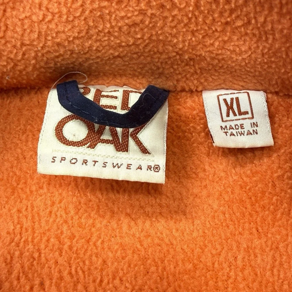 Vintage Auburn Tigers Jacket XL Navy Orange‎ Fleece NCAA